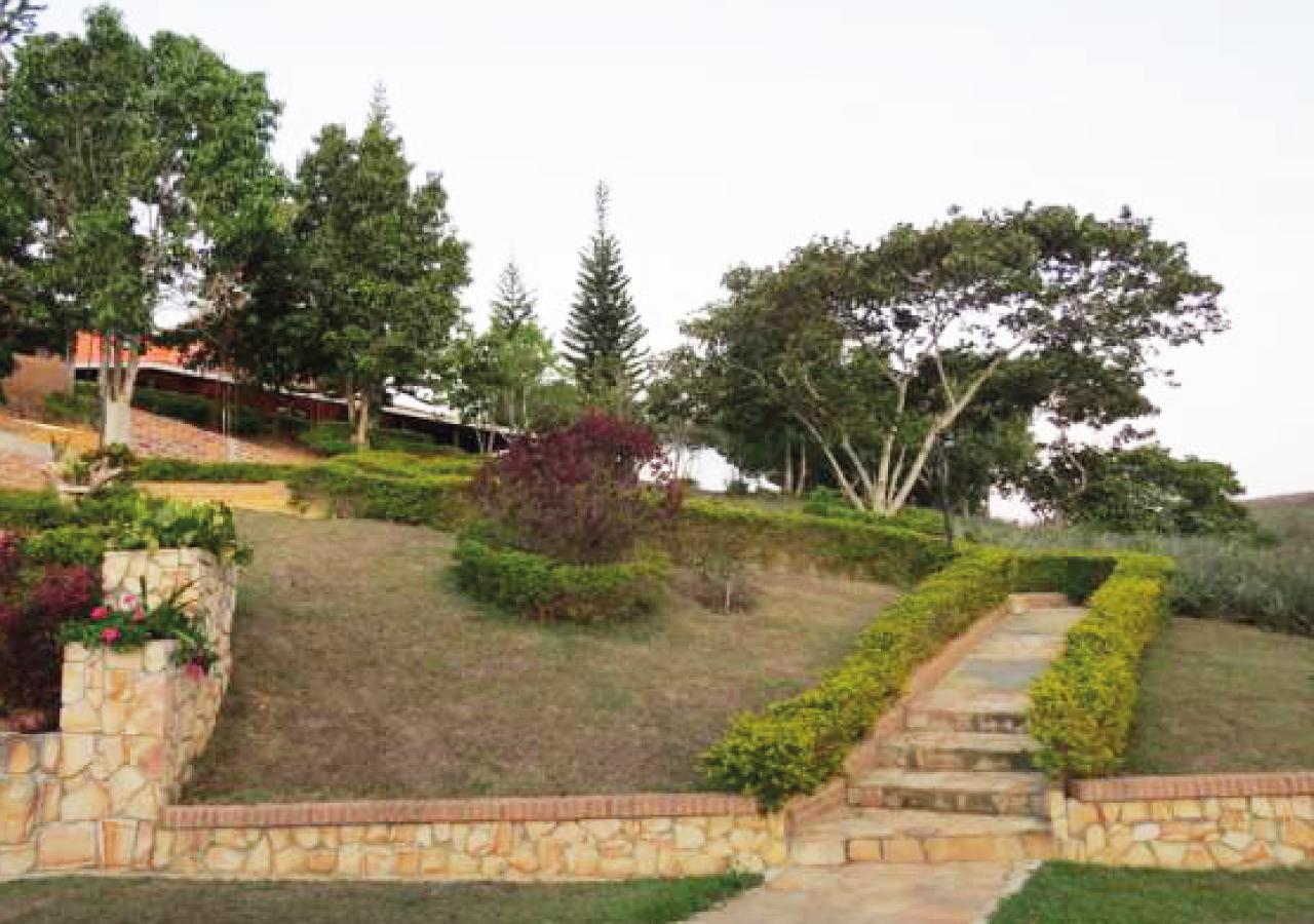 Hotel Cristo Rey Campestre Los Santos  Buitenkant foto