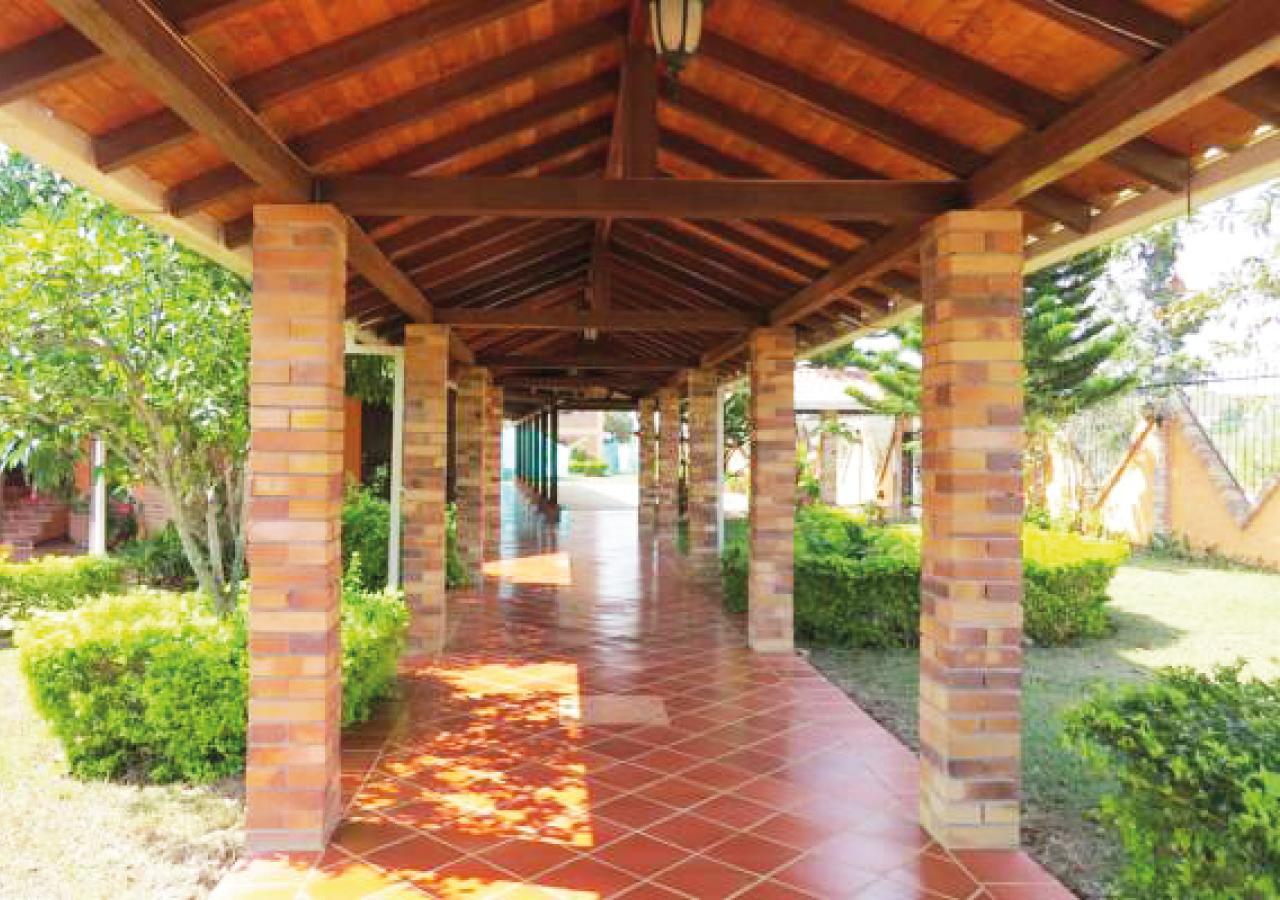 Hotel Cristo Rey Campestre Los Santos  Buitenkant foto